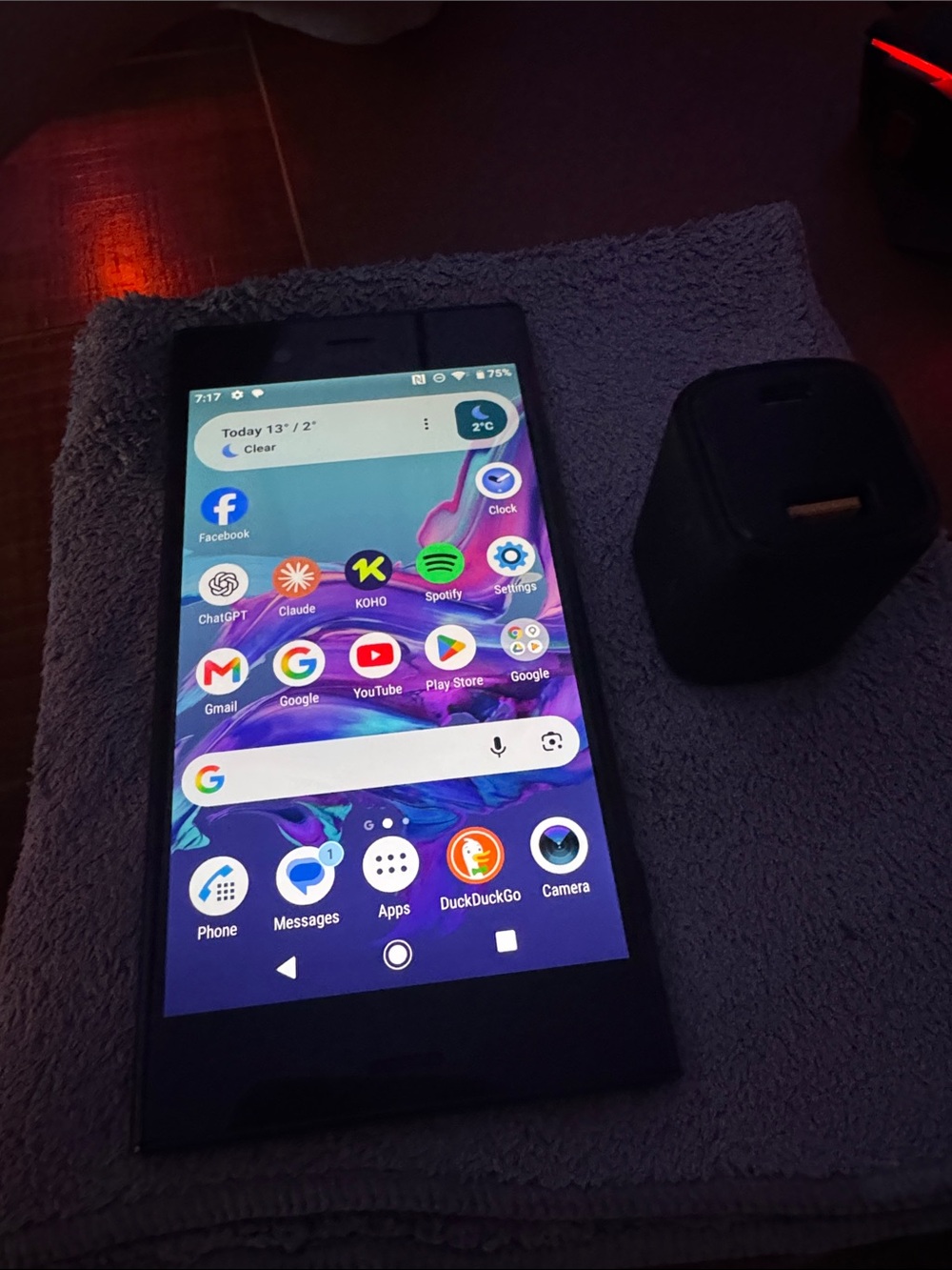 Sony Xperia XZ1 with finger print sensor and free 16GB SD Card